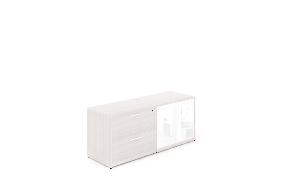 Potenza - Combo Credenza with Laminate Top