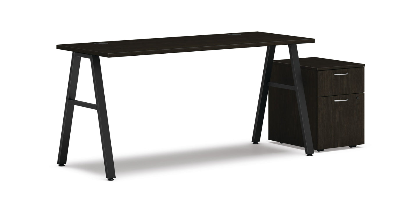 HON Mod Desk with Storage