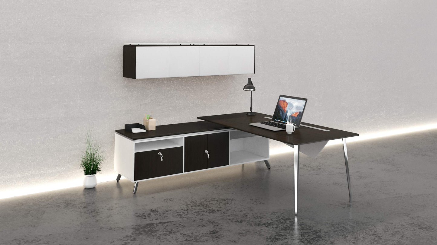 Onesuite - L-desk With Open Return/credenza