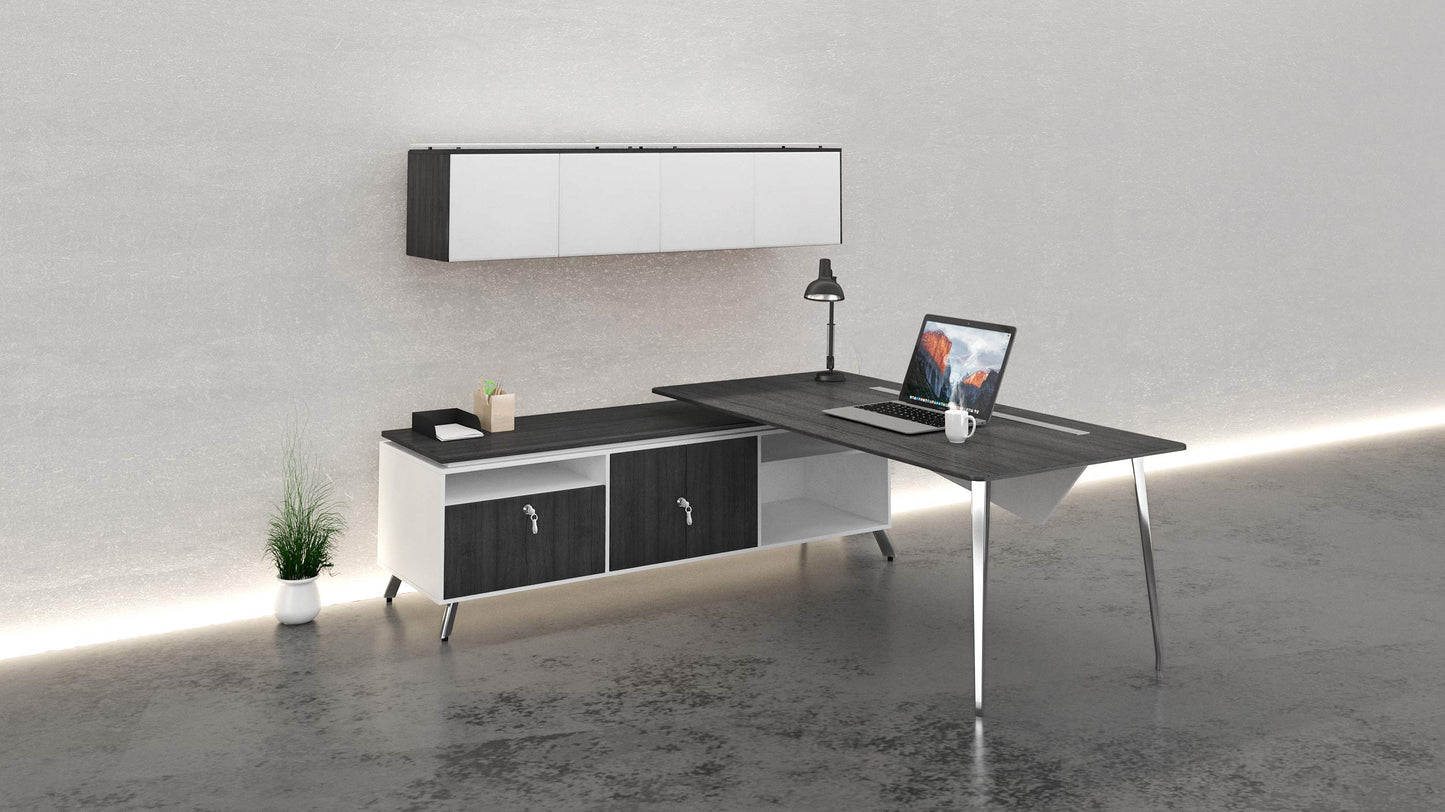 Onesuite - L-desk With Open Return/credenza