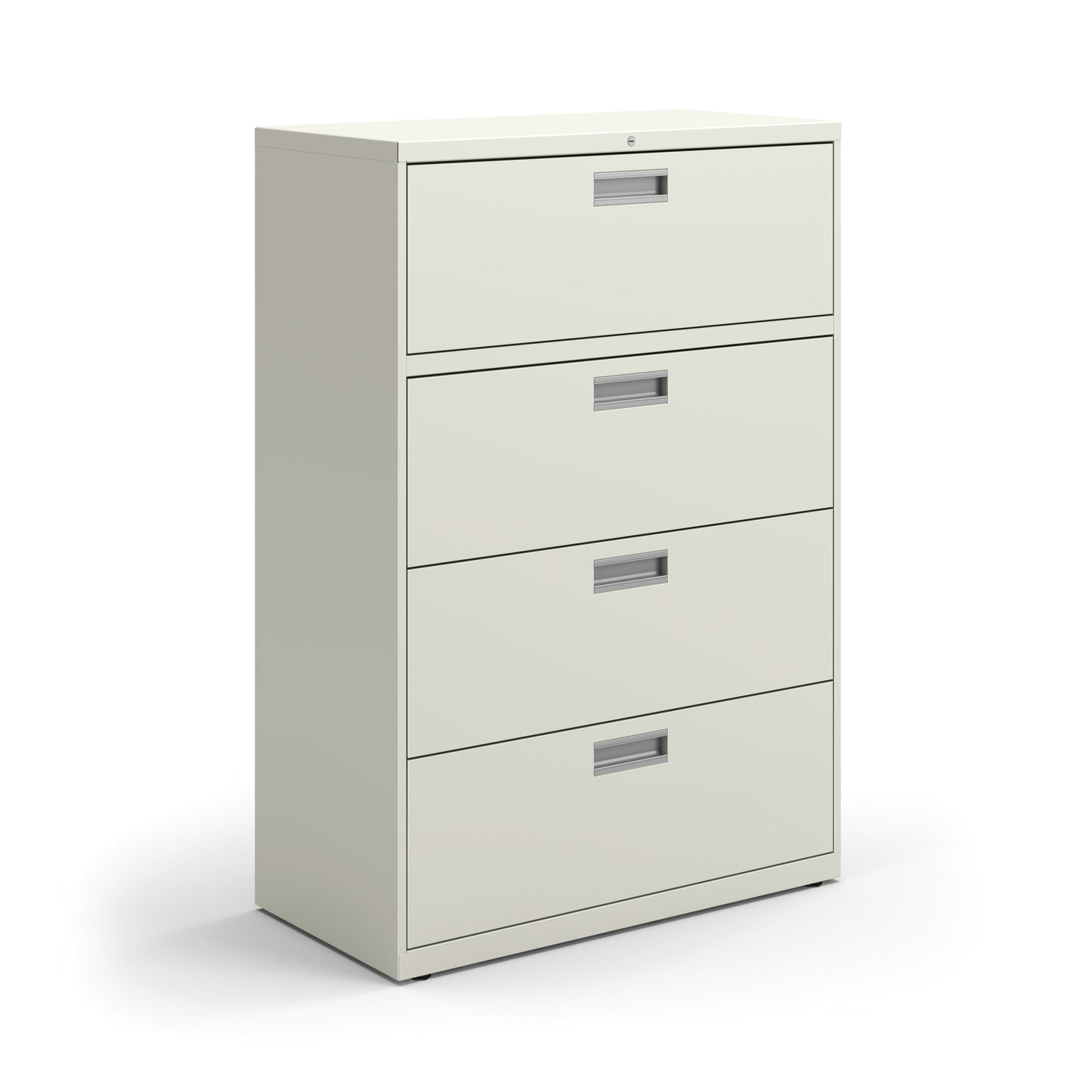 HON Brigade 600 Series Lateral File | 4 Drawers | Aluminum Pull | 36"W | Loft Finish