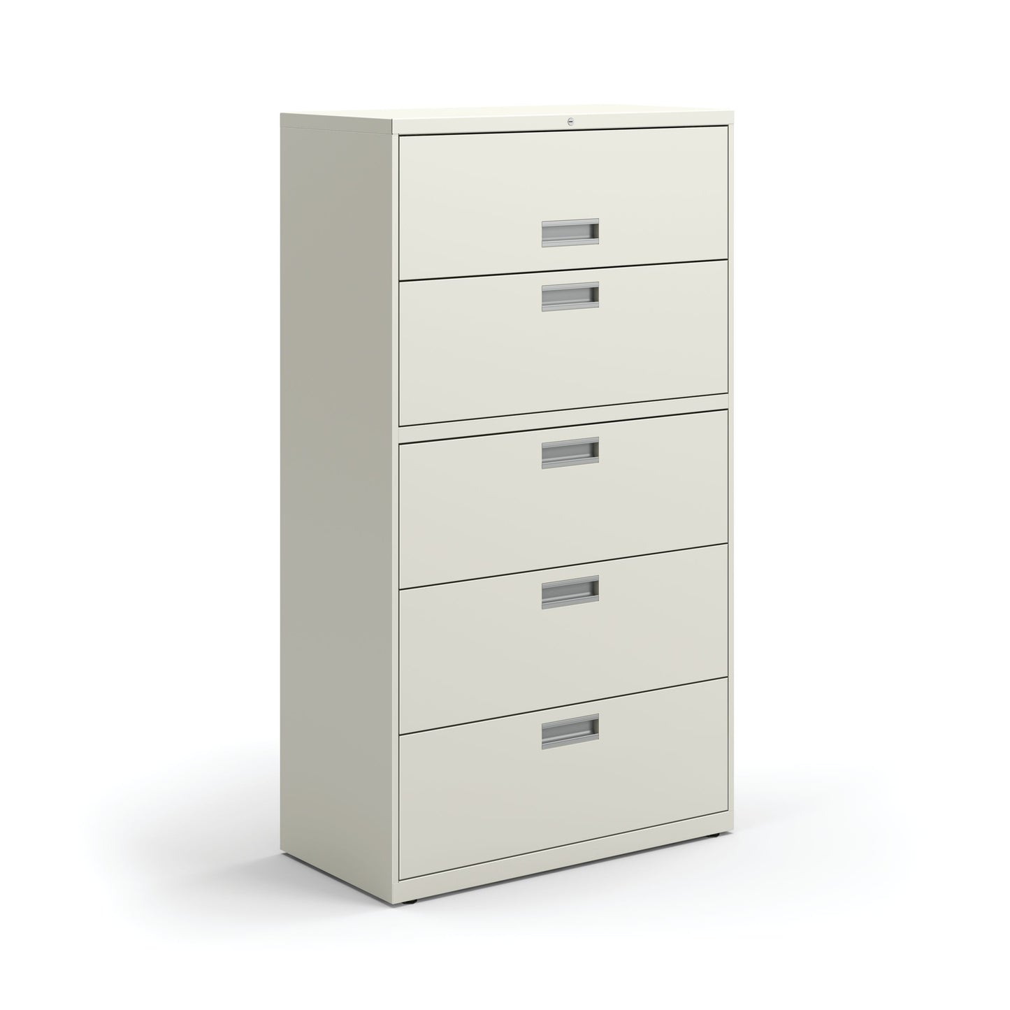 HON Brigade 600 Series Lateral File | 5 Drawers | Aluminum Pull | 36"W | Loft Finish