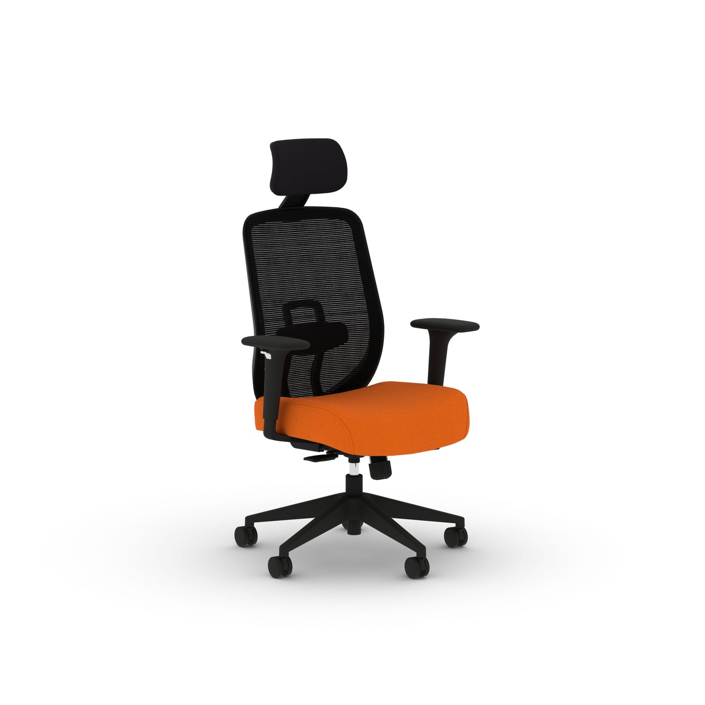 HON Altern Task Chair | Mesh Mid-Back | Height-Adjustable Arms | Black Frame | Apricot Fabric