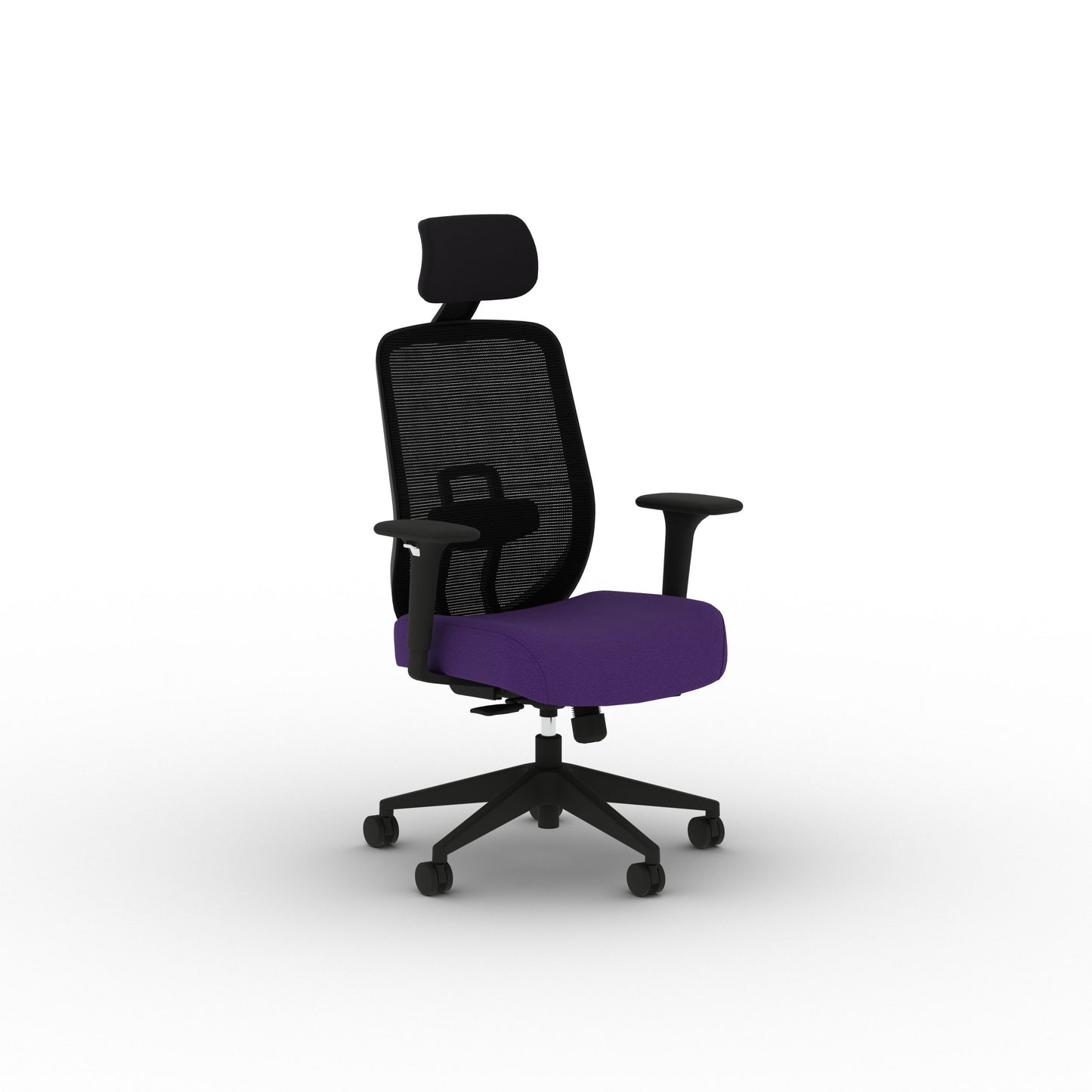 HON Altern Task Chair | Mesh Mid-Back | Height-Adjustable Arms | Black Frame | Iris Fabric