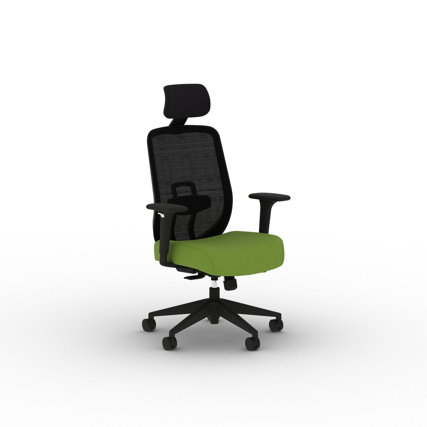 HON Altern Task Chair | Mesh Mid-Back | Height-Adjustable Arms | Black Frame | Pear Fabric