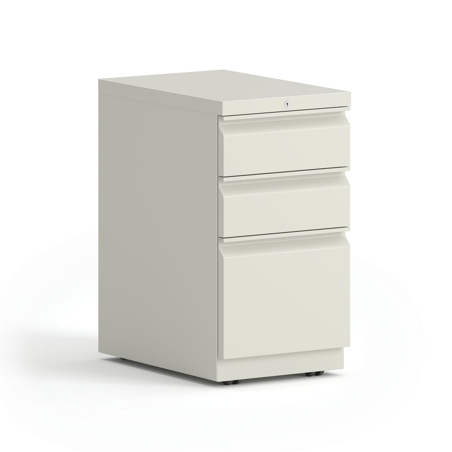 HON Brigade Mobile Pedestal | 2 Box / 1 File Drawers | Full Radius Pull | 15"W x 22-7/8"D x 28"H | Loft Finish