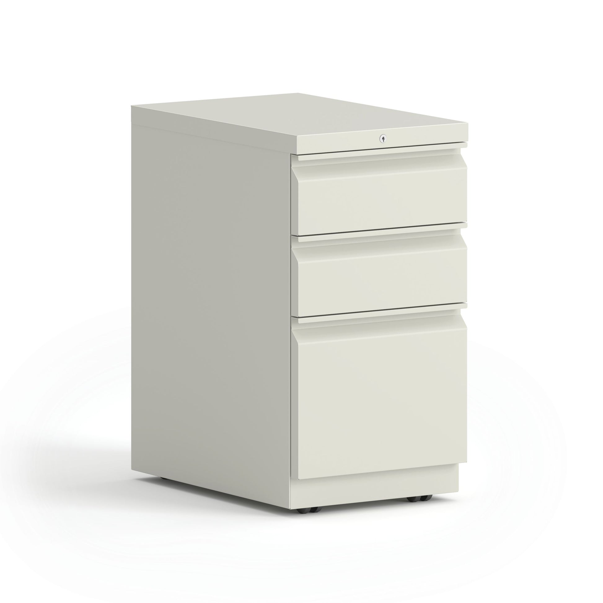 HON Brigade Mobile Pedestal | 2 Box / 1 File Drawers | Full Radius Pull | 15"W x 22-7/8"D x 28"H | Loft Finish