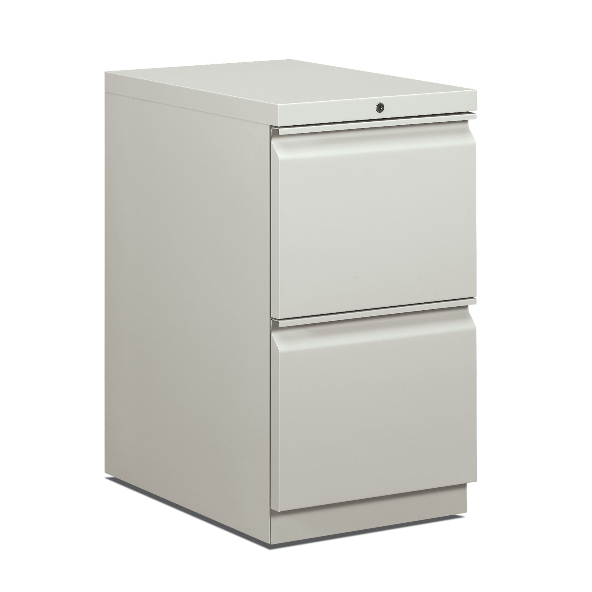 HON Brigade Mobile Pedestal | 2 File Drawers | Full Radius Pull | 15"W x 22-7/8"D x 28"H | Loft Finish