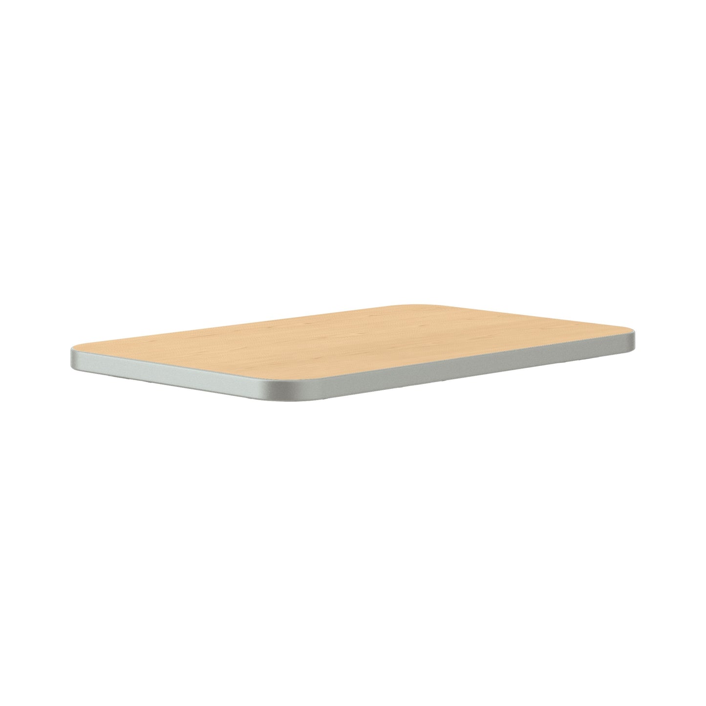 HON Build Top | Rectangle Desk | 20x31 | Natural Maple Laminate | Platinum Edge