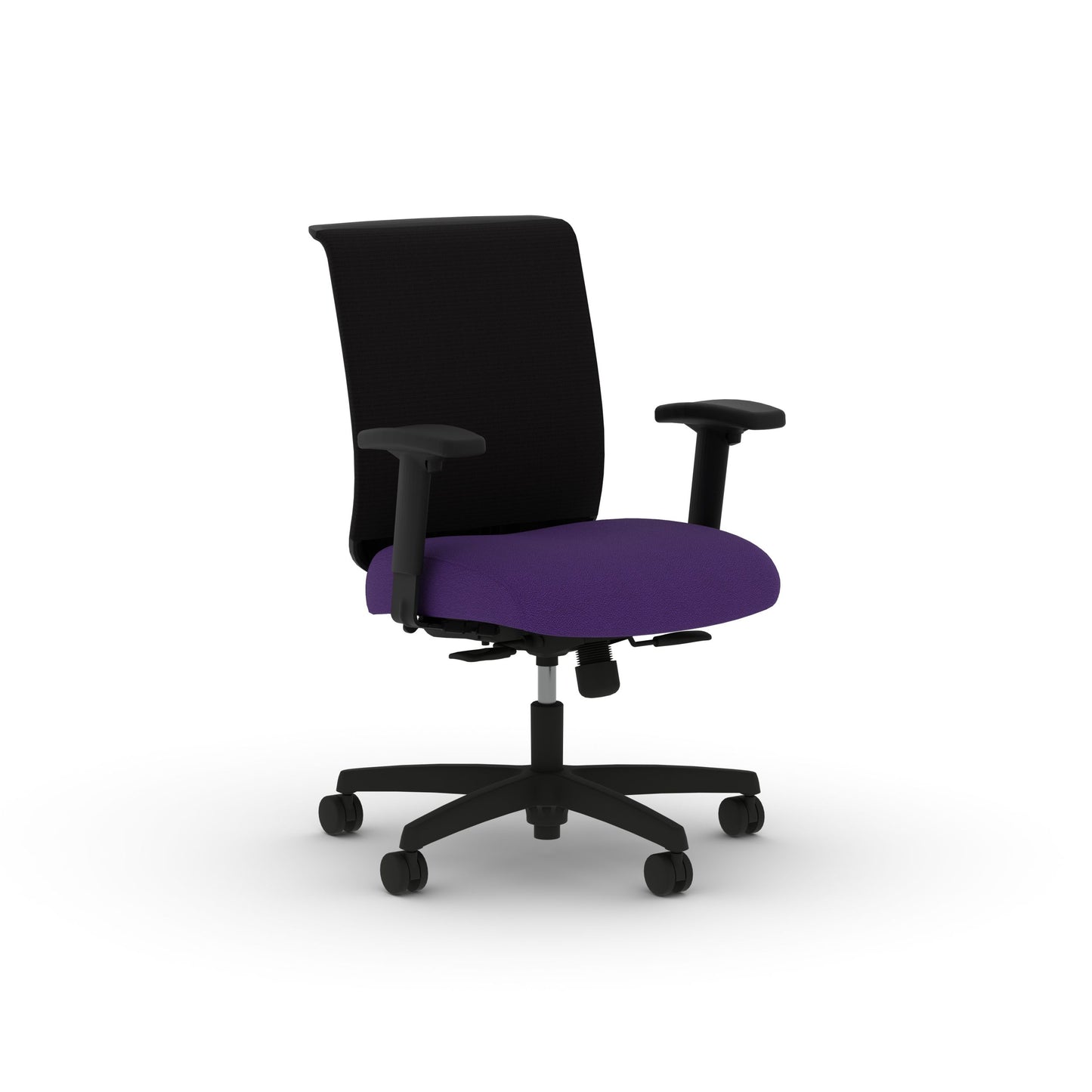 HON Convergence Task Chair | Synchro-Tilt With Seat Slide Control | Height- and Width-Adjustable Arms | Iris Fabric
