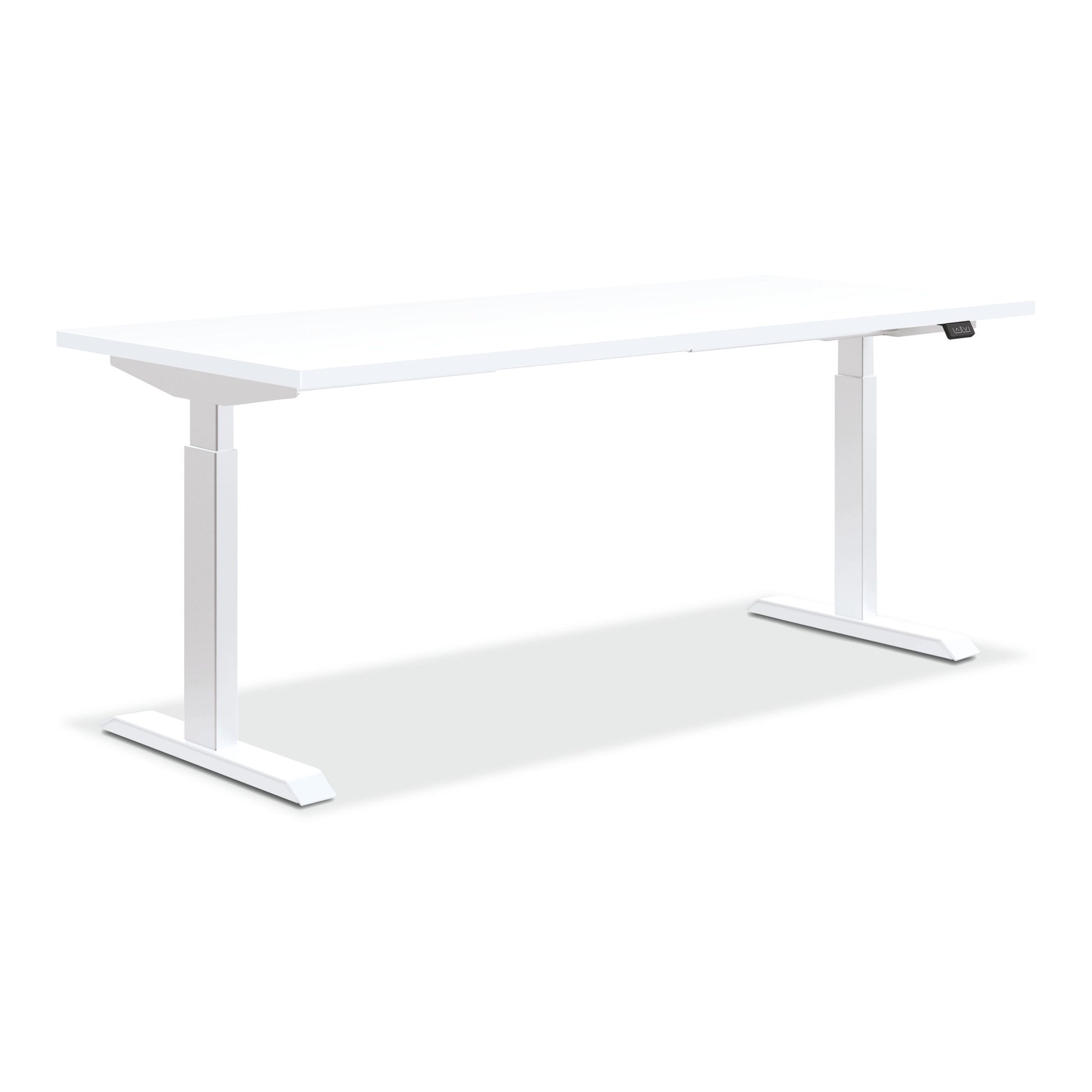 HON Coze Worksurface with Coordinate Height Adjustable Base | 48"W x 24"D | Designer White Laminate