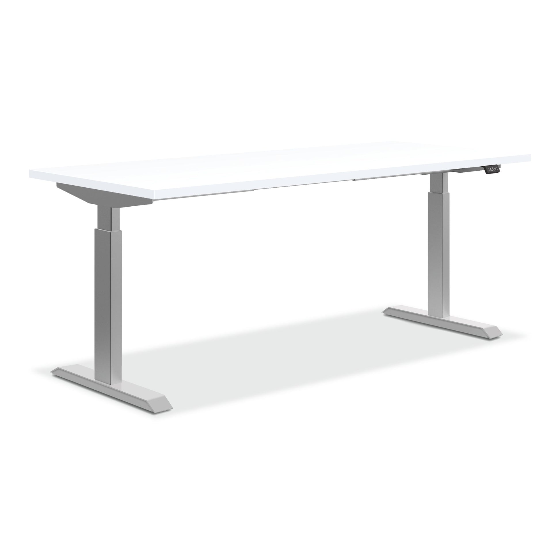 HON Coze Worksurface with Coordinate Height Adjustable Base | 54"W x 24"D | Designer White Laminate