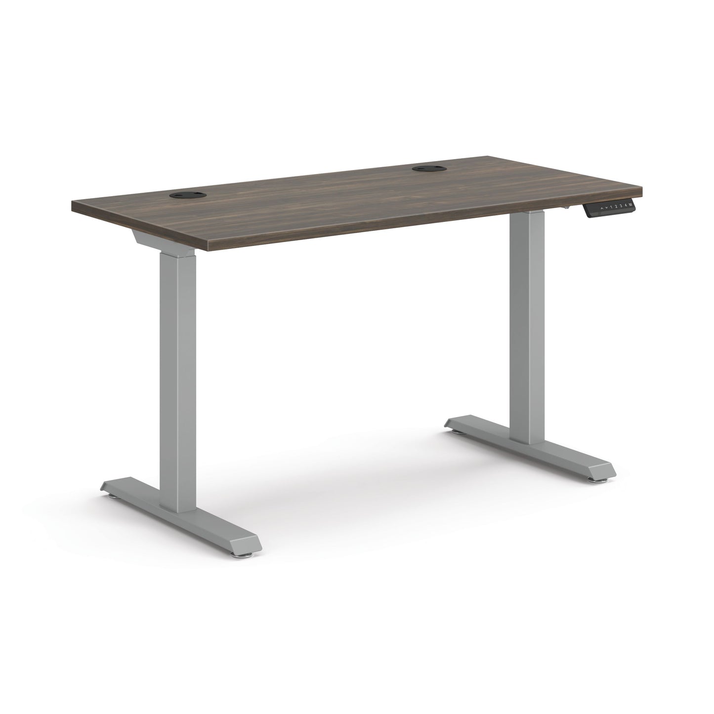 HON Coze Worksurface with Coordinate Height Adjustable Base | 48"W x 24"D | Natural Recon Laminate