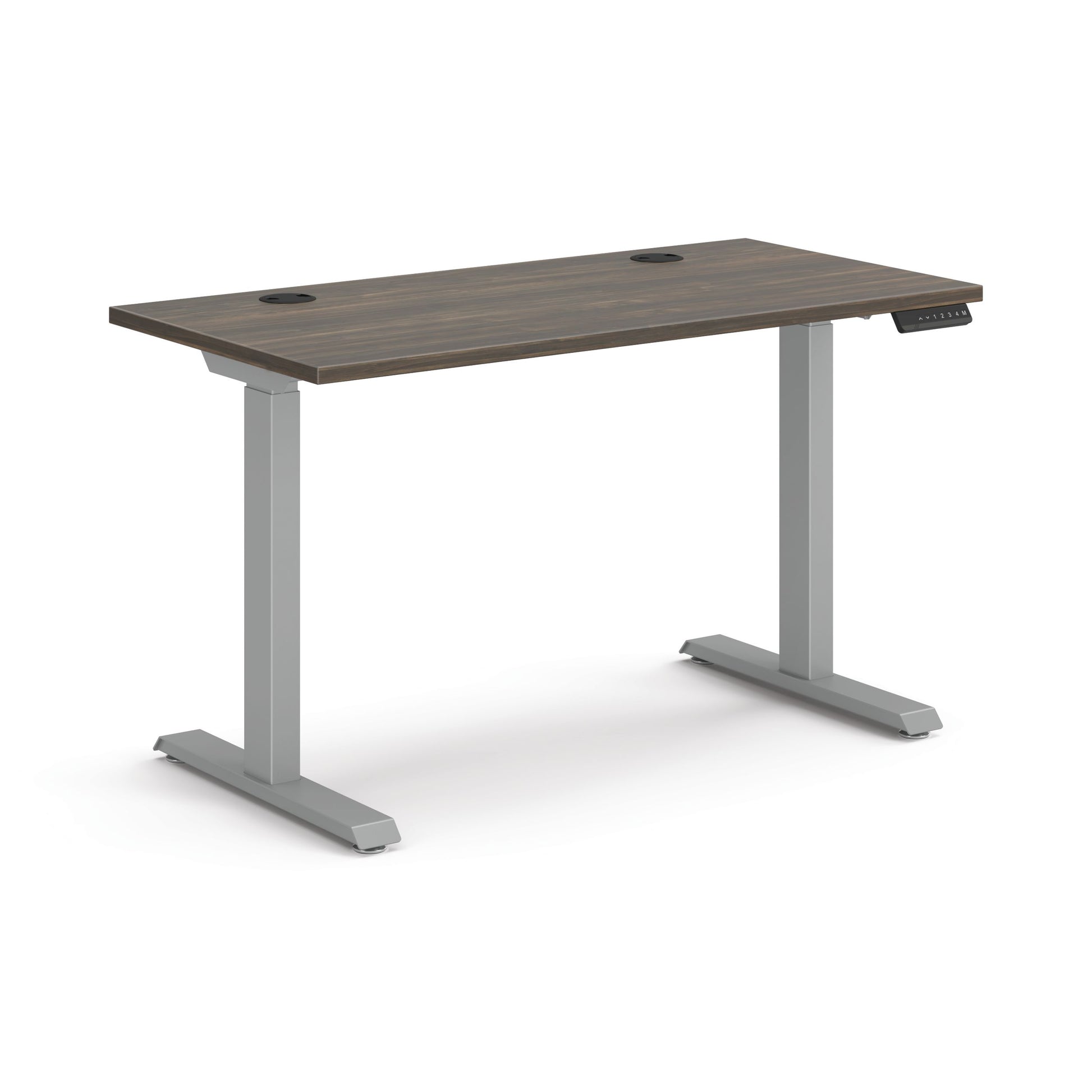 HON Coze Worksurface with Coordinate Height Adjustable Base | 48"W x 24"D | Natural Recon Laminate