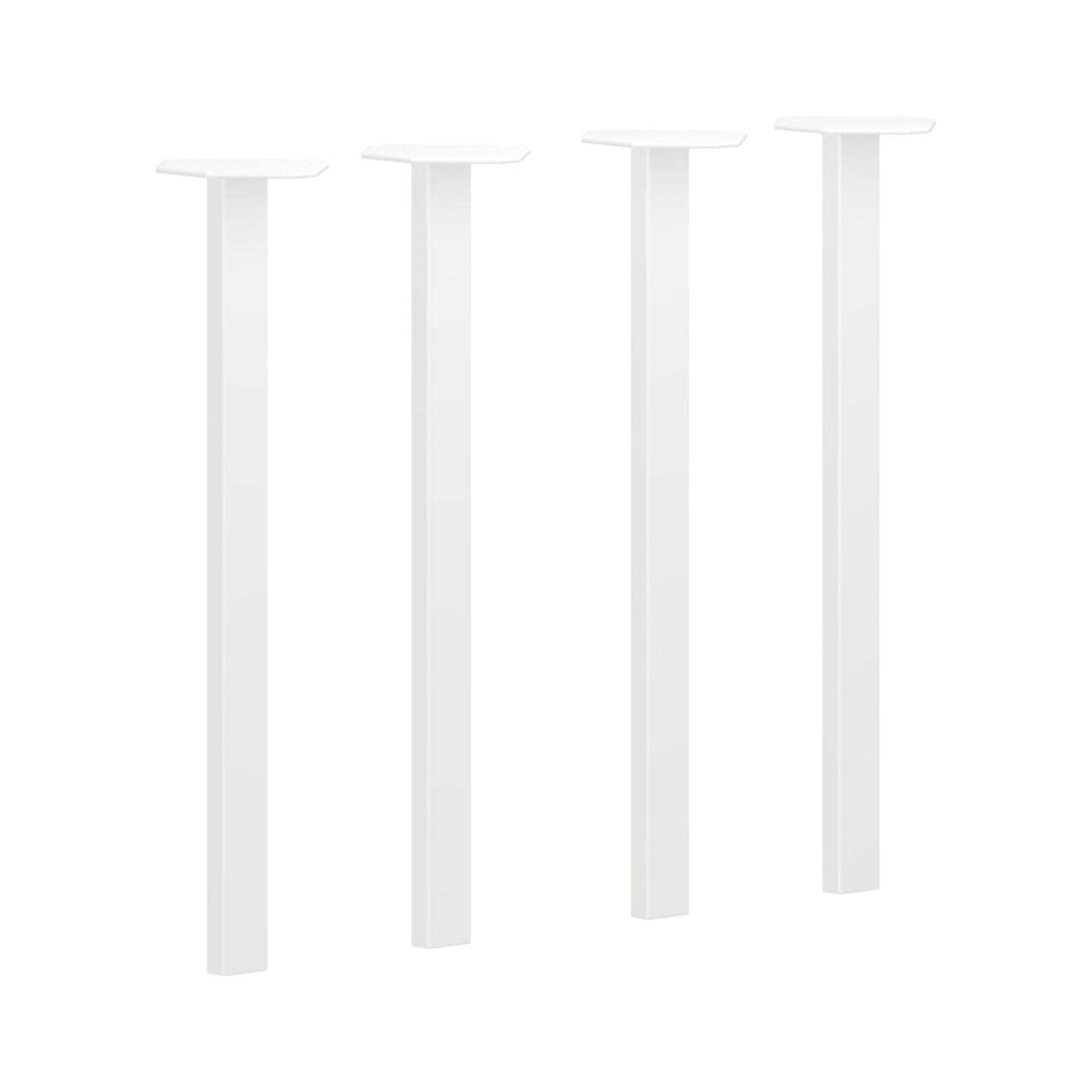 HON Coze Post Legs | U-Storage | 4-Pack | Designer White Finish