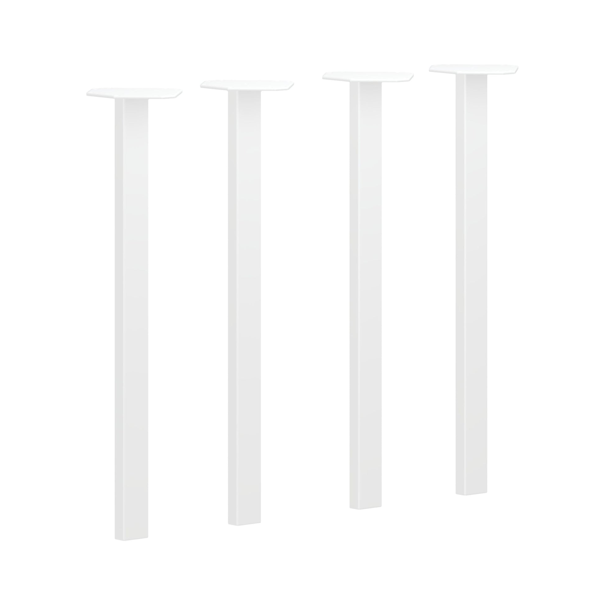 HON Coze Post Legs | U-Storage | 4-Pack | Designer White Finish