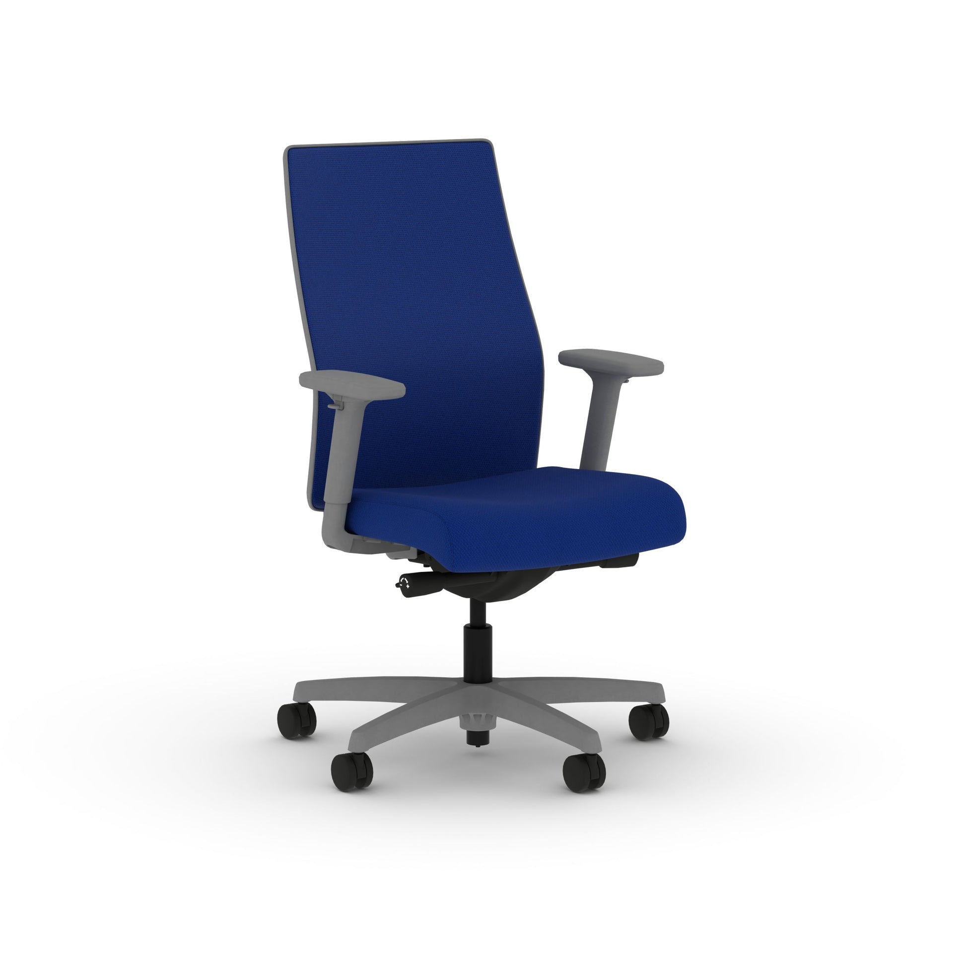 HON Ignition 2.0 Mesh Office Chair | Spectrum Mesh Mid-Back | Advanced Synchro-Tilt | Cobalt Spectrum Mesh Seat | Cobalt Spectrum Mesh Back | Titanium Frame | Titanium Adjustable Lumbar