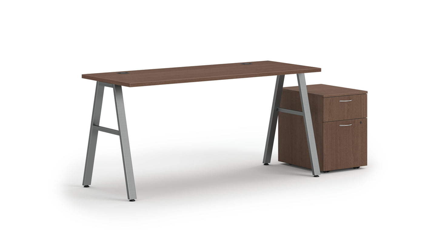 HON Mod Desk with Storage