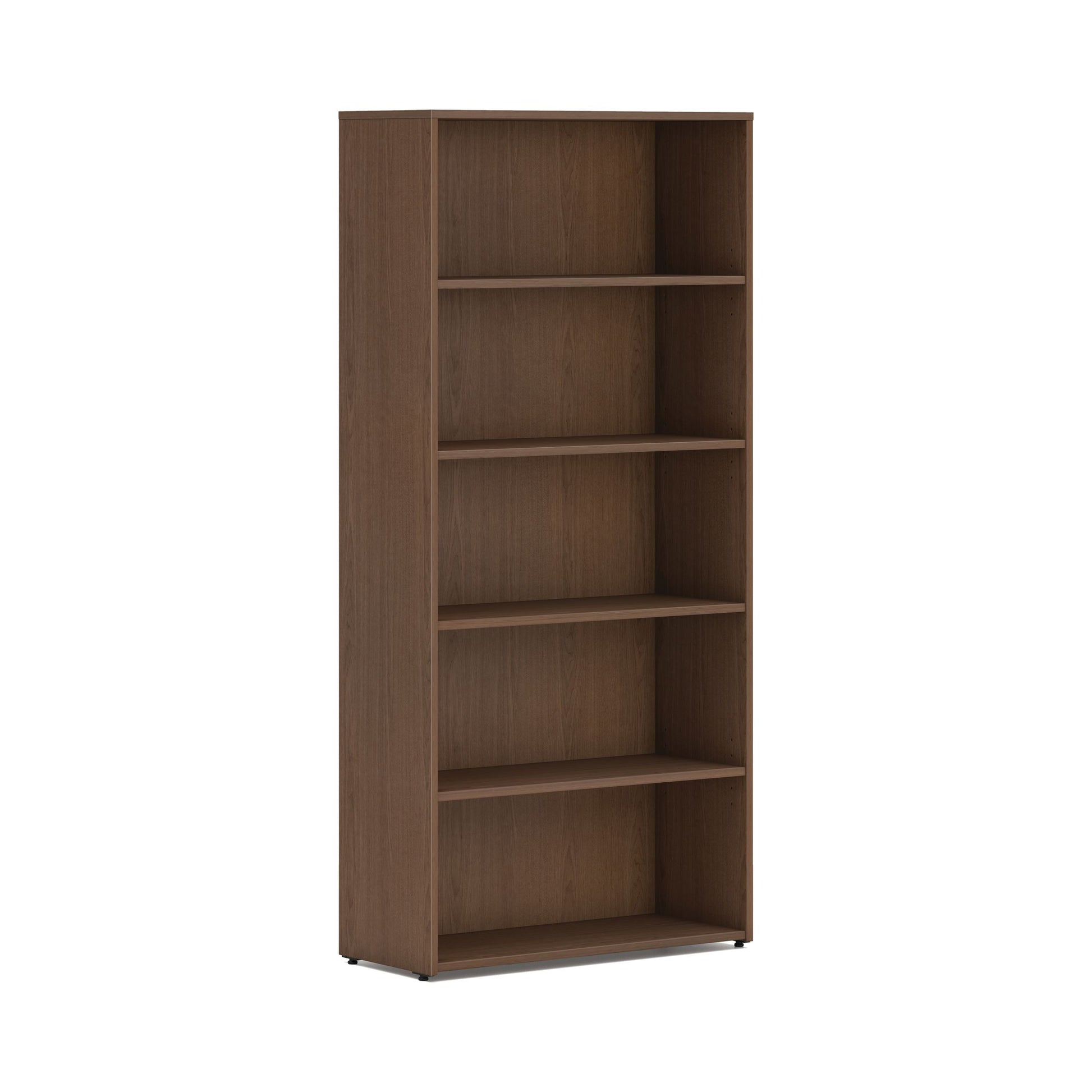 HON Mod Bookcase | 5 Shelves | 30"W | Sepia Walnut Finish