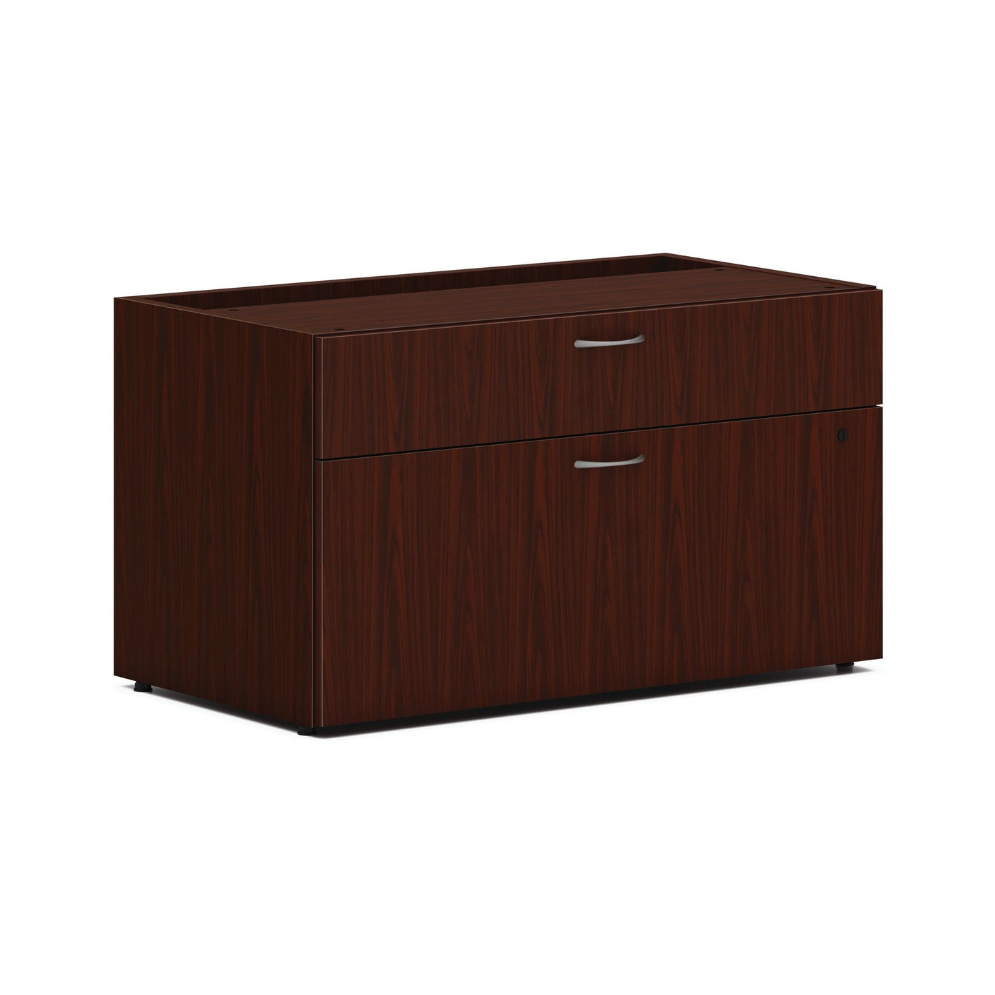 HON Mod Low Personal Credenza Shell | 2 Drawers | Without Top | 36"W | Traditional Mahogany Finish