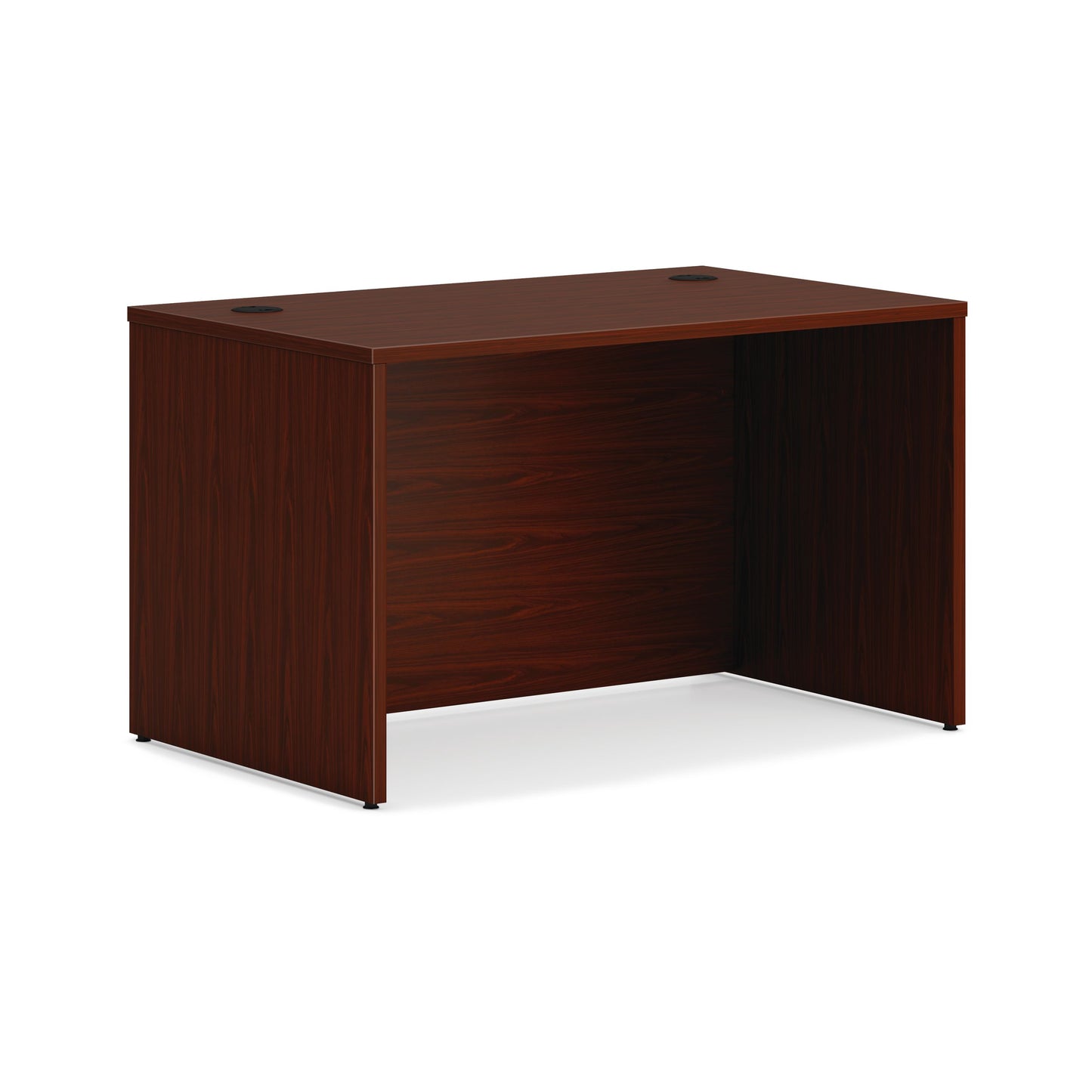 HON Mod Desk Shell | 48"W x 30"D x 29"H | Traditional Mahogany Finish
