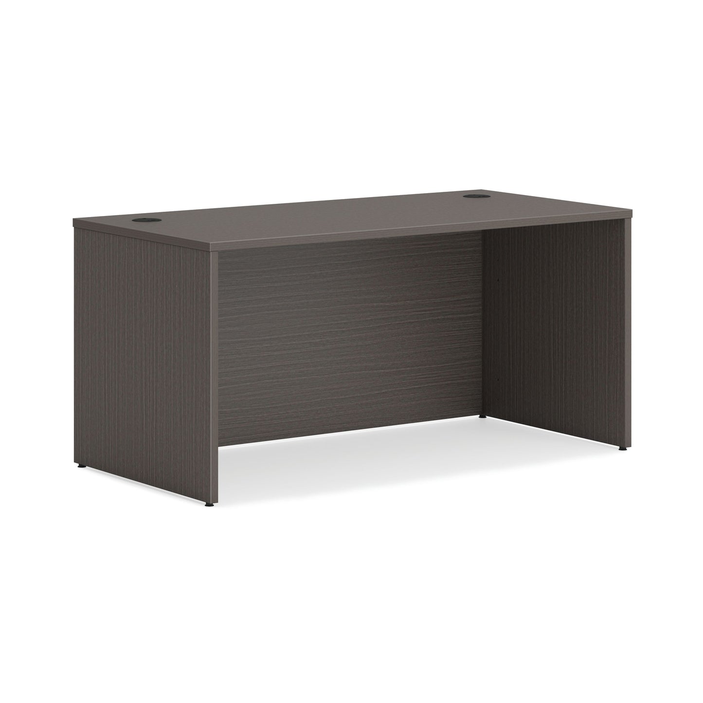 HON Mod Desk Shell | 60"W x 30"D x 29"H | Slate Teak Finish