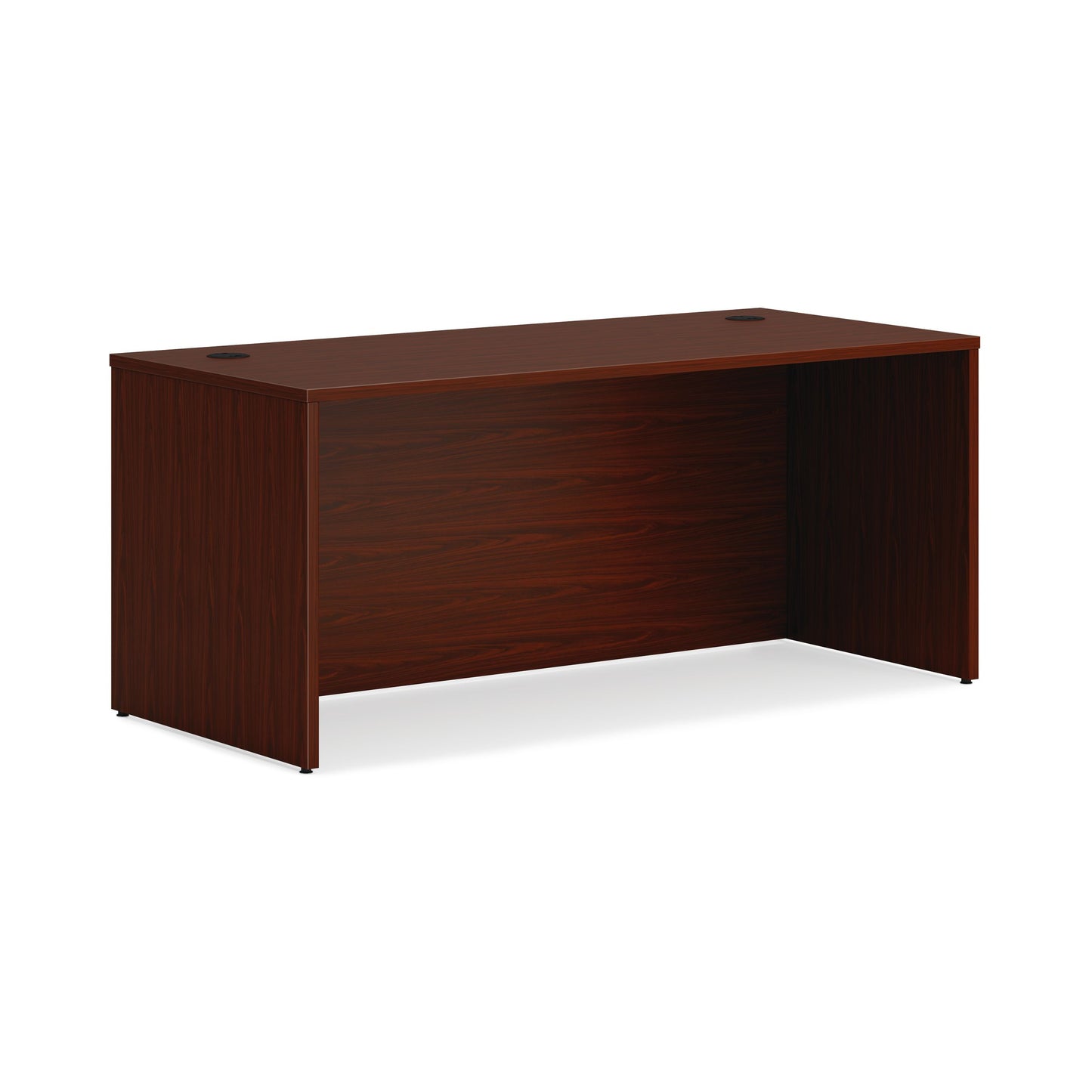 HON Mod Desk Shell | 66"W | Traditional Mahogany Finish