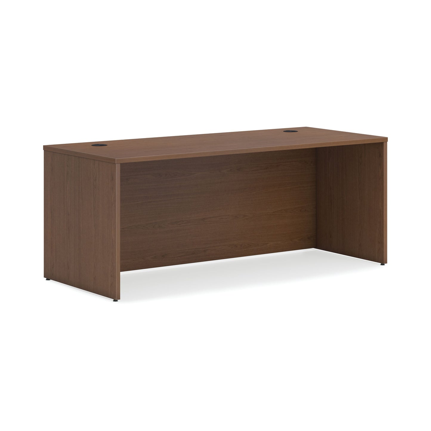 HON Mod Desk Shell | 72"W | Sepia Walnut Finish