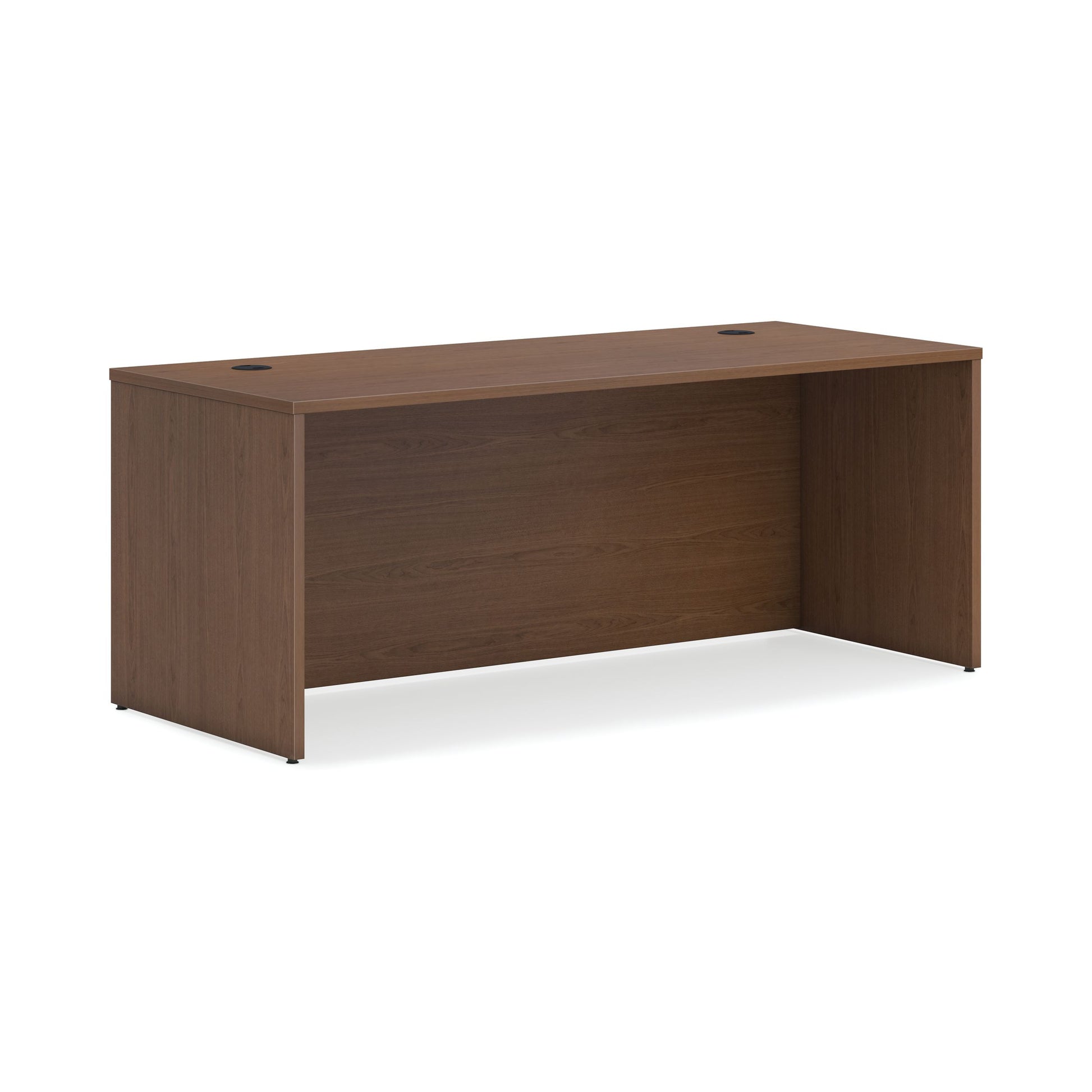 HON Mod Desk Shell | 72"W | Sepia Walnut Finish