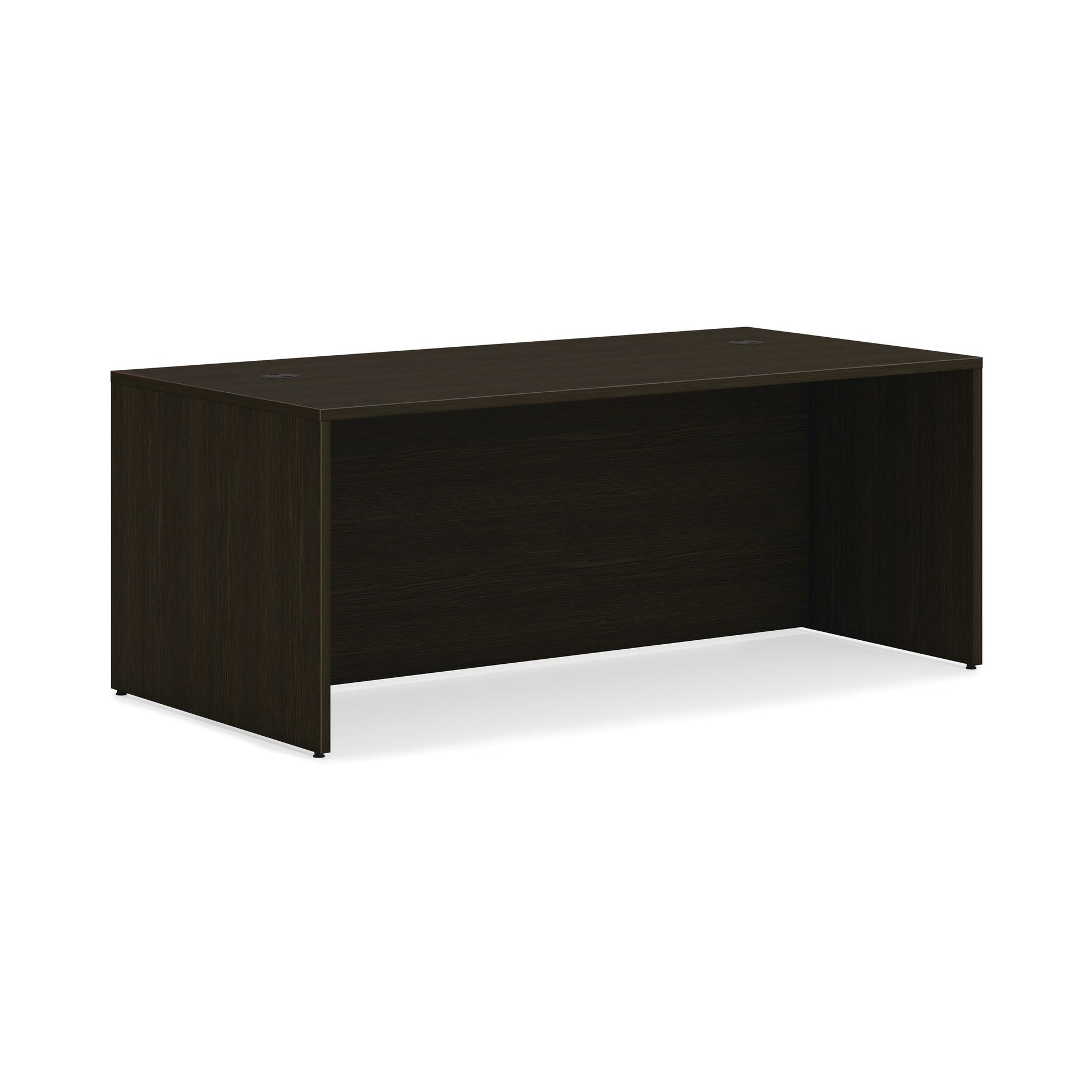 HON Mod Desk Shell | 72"W | Java Oak Finish