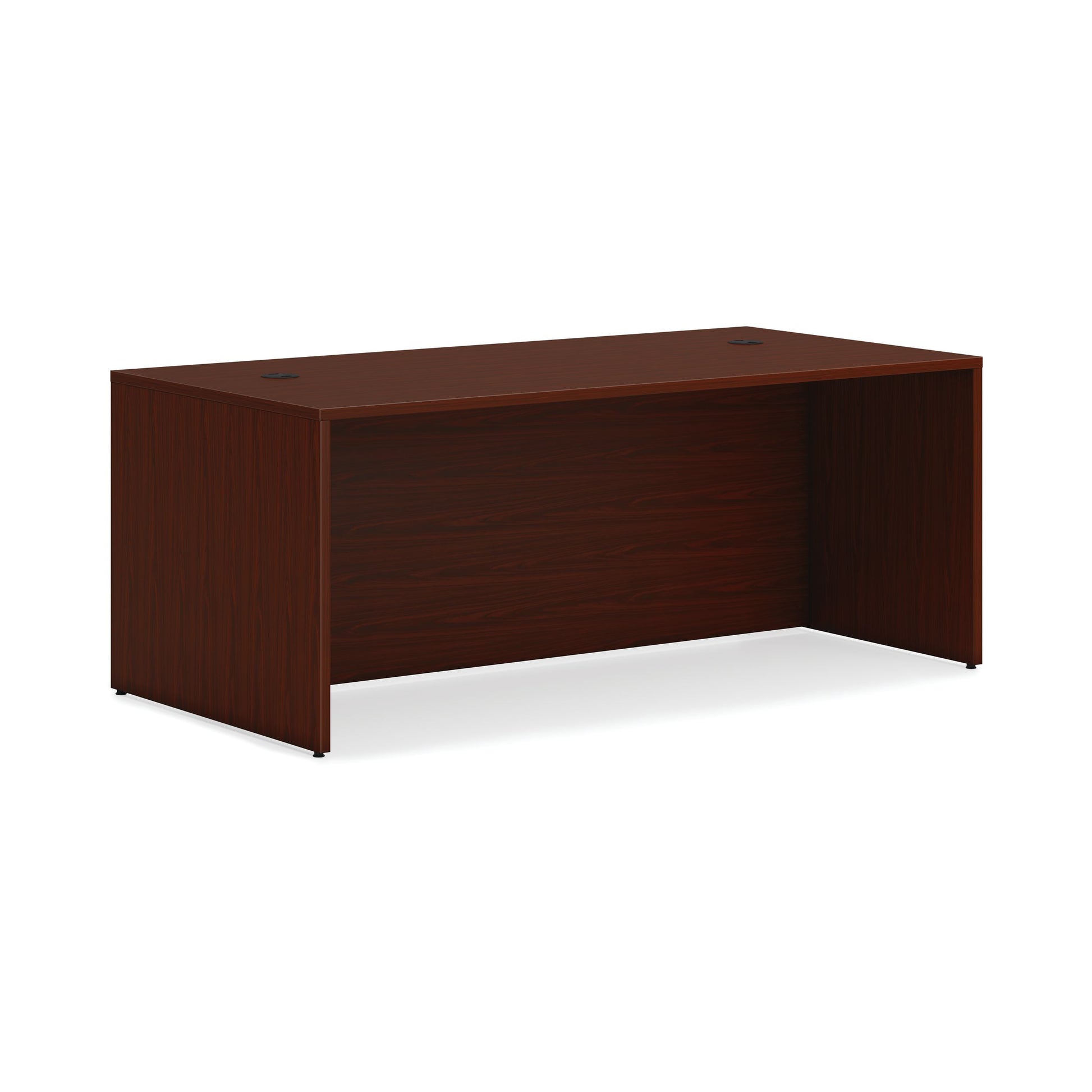 HON Mod Desk Shell | 72"W | Traditional Mahogany Finish