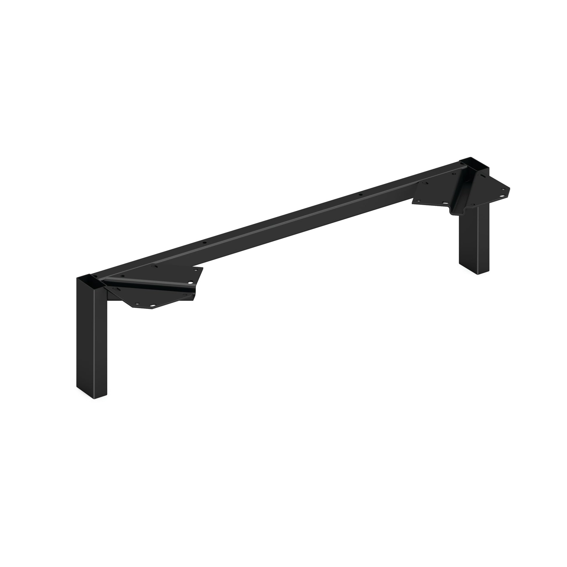 HON Mod Support Leg | Set of 2 | 7"H x 30"D | Black Finish