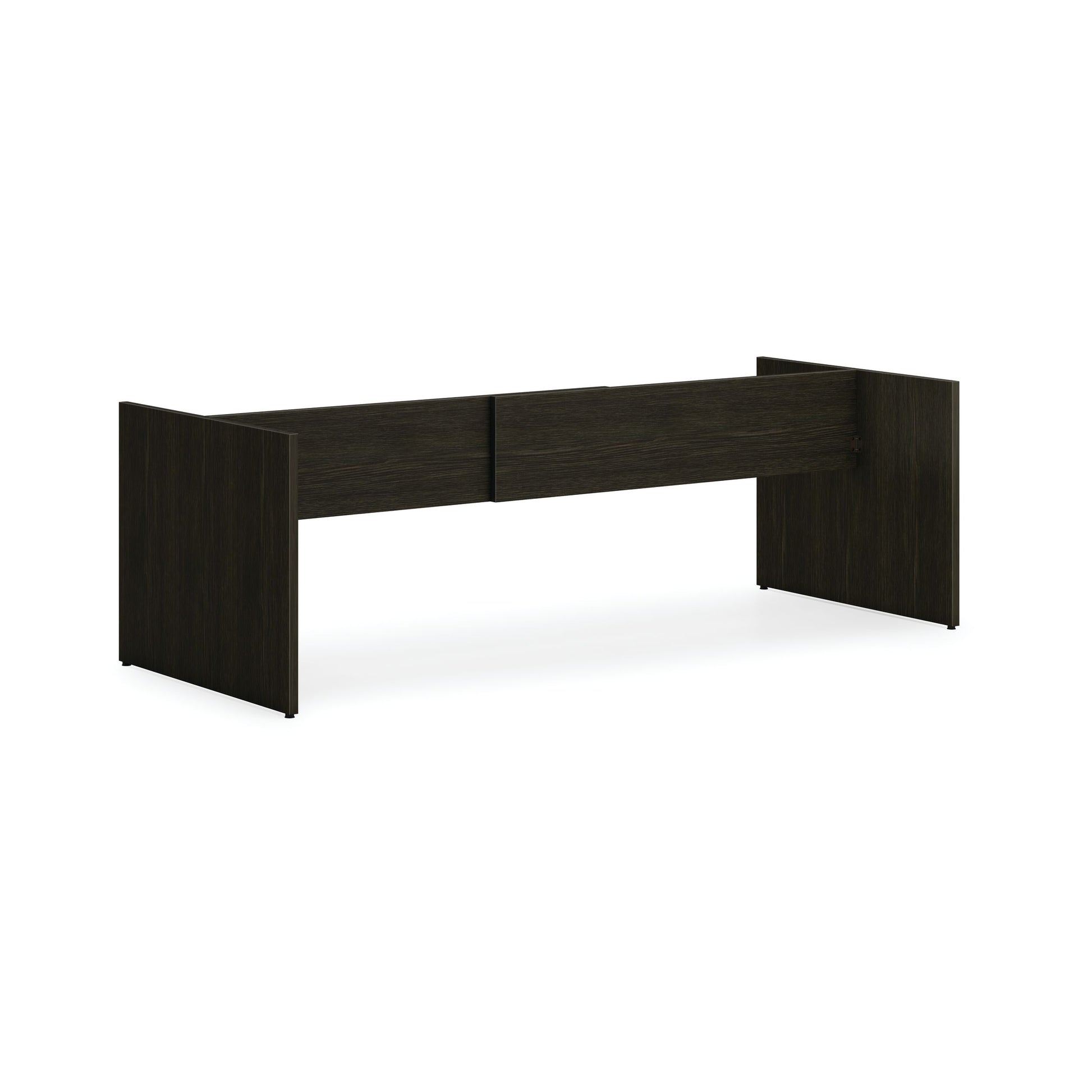 HON Mod Slab Base for 120" Conference Table Top | Java Oak Finish