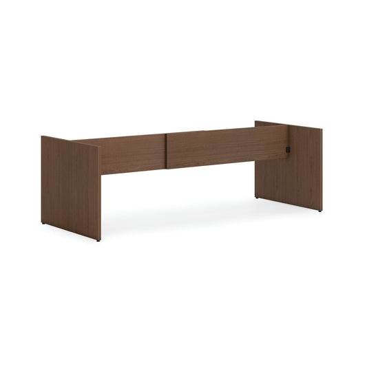 HON Mod Slab Base for 120" Conference Table Top | Sepia Walnut Finish