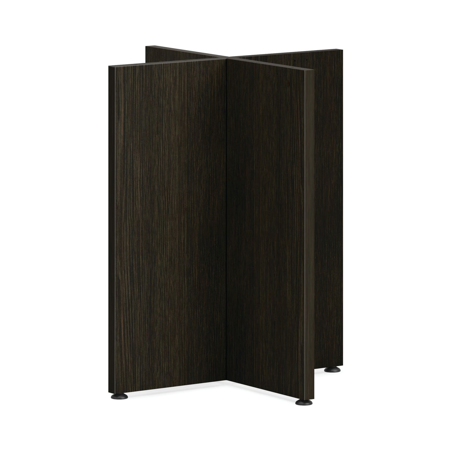 HON Mod X-Base for 36" Conference Table Top | Java Oak Finish