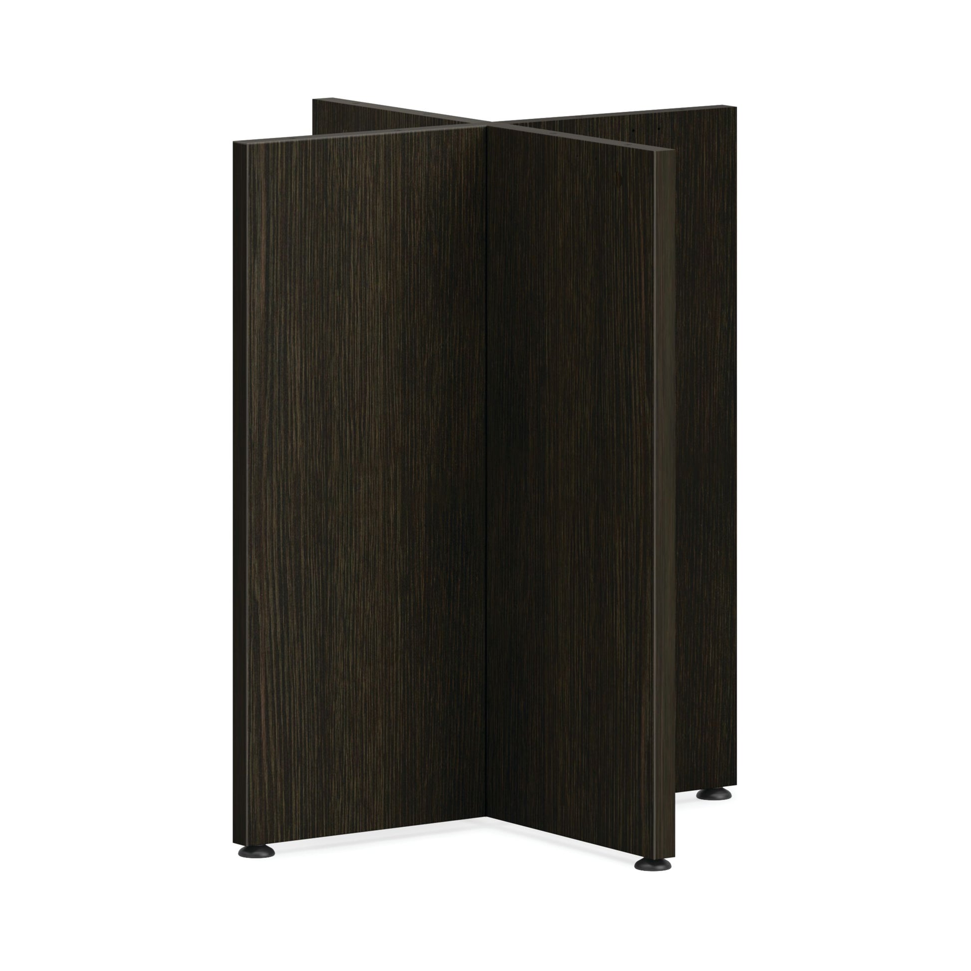 HON Mod X-Base for 36" Conference Table Top | Java Oak Finish