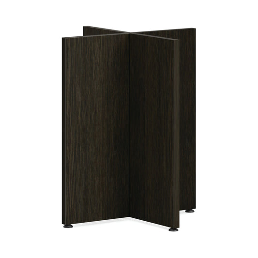 HON Mod X-Base for 36" Conference Table Top | Java Oak Finish