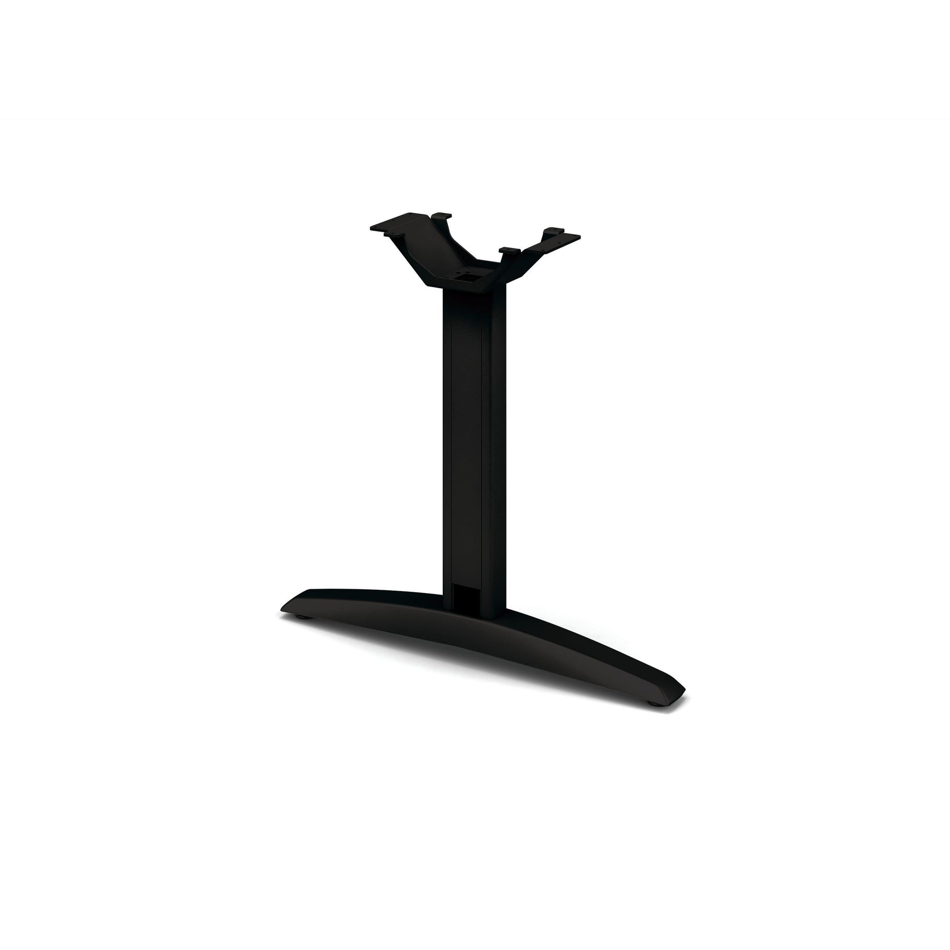 HON Preside T-Leg Base | For 72" For Boat, Racetrack and Rectangle Tops | Black Finish