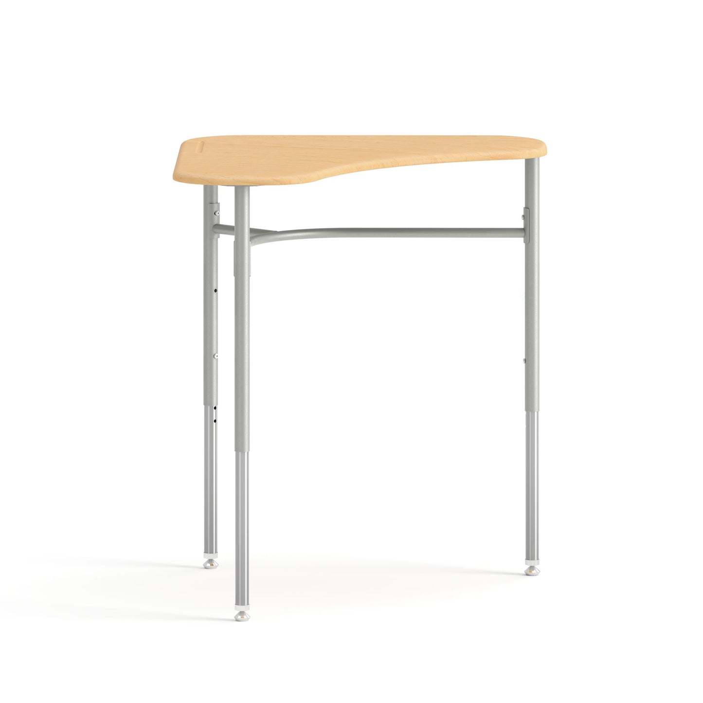 HON SmartLink Student Desk | Natural Maple Top | Adjustable Height | Set of 2 | 36"W | Triangle