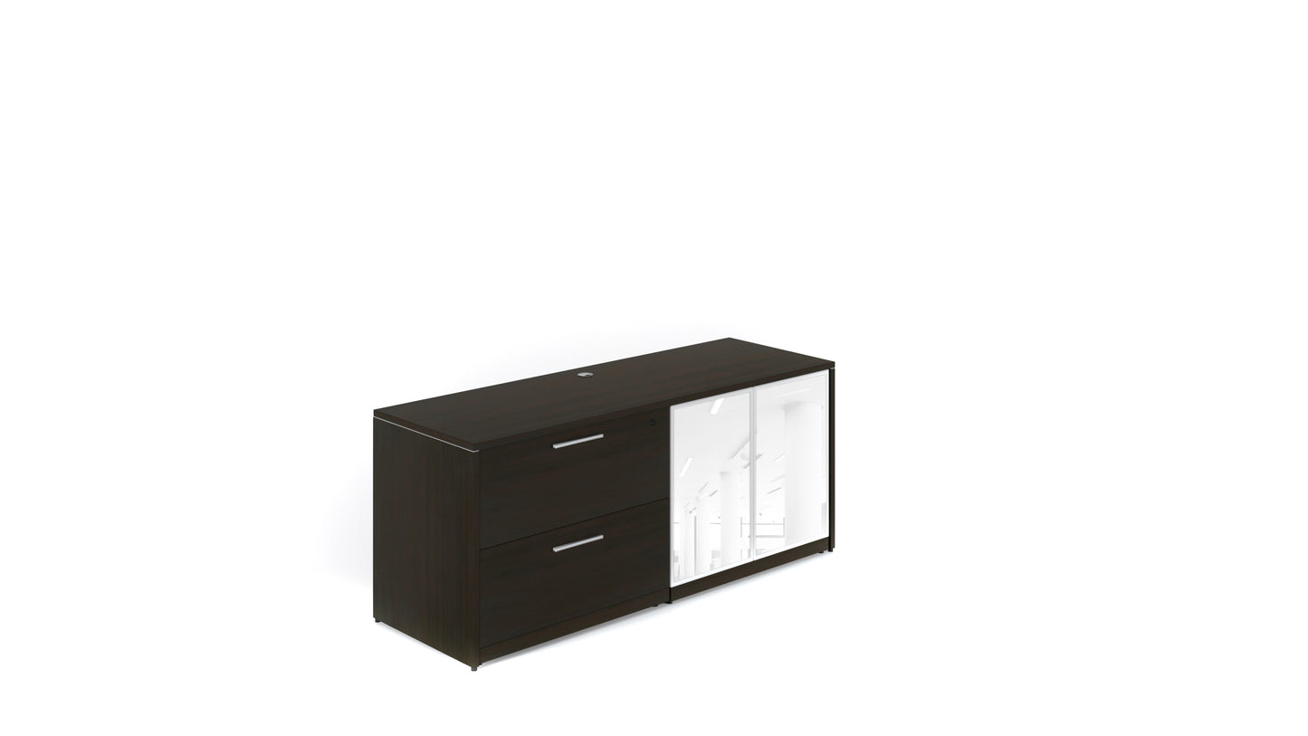 Potenza - Combo Credenza with Laminate Top