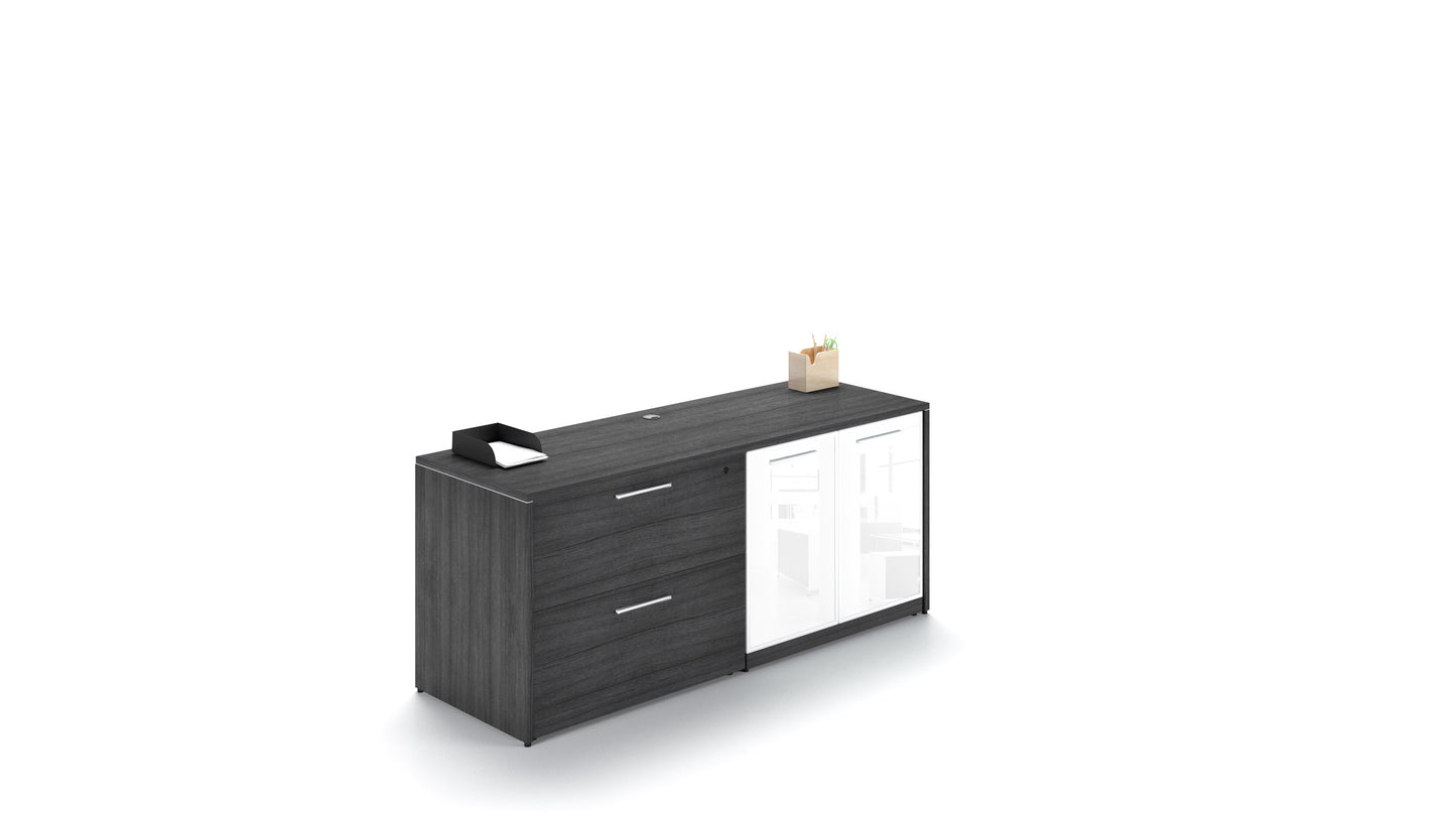 Potenza - Combo Credenza with Laminate Top