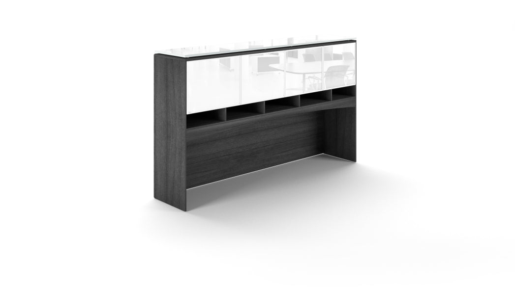 Deluxe Hutch w/ Glass Doors