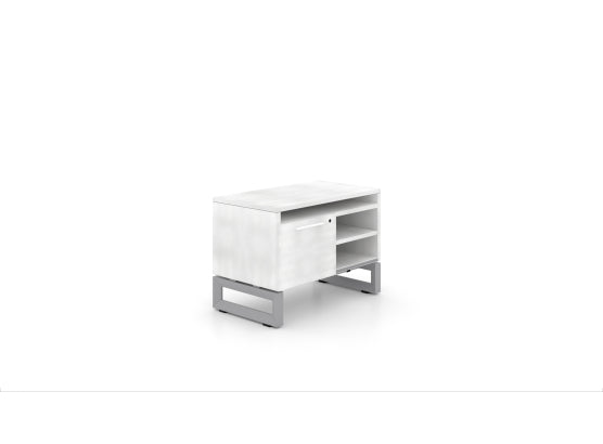 Open Storage with Sliding Door