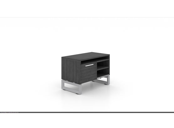 Open Storage with Sliding Door