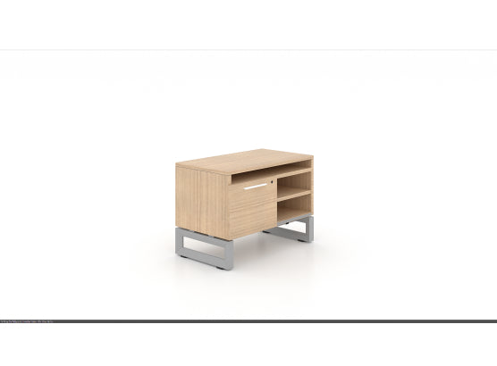 Open Storage with Sliding Door