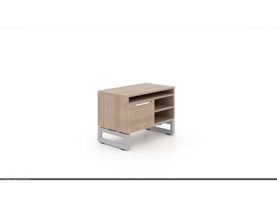 Open Storage with Sliding Door