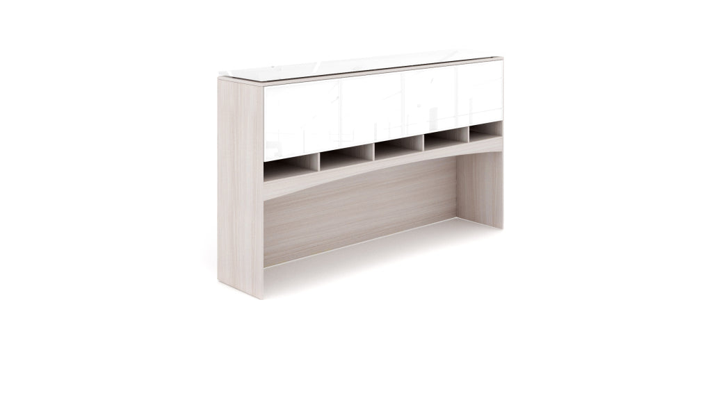 Deluxe Hutch w/ Glass Doors