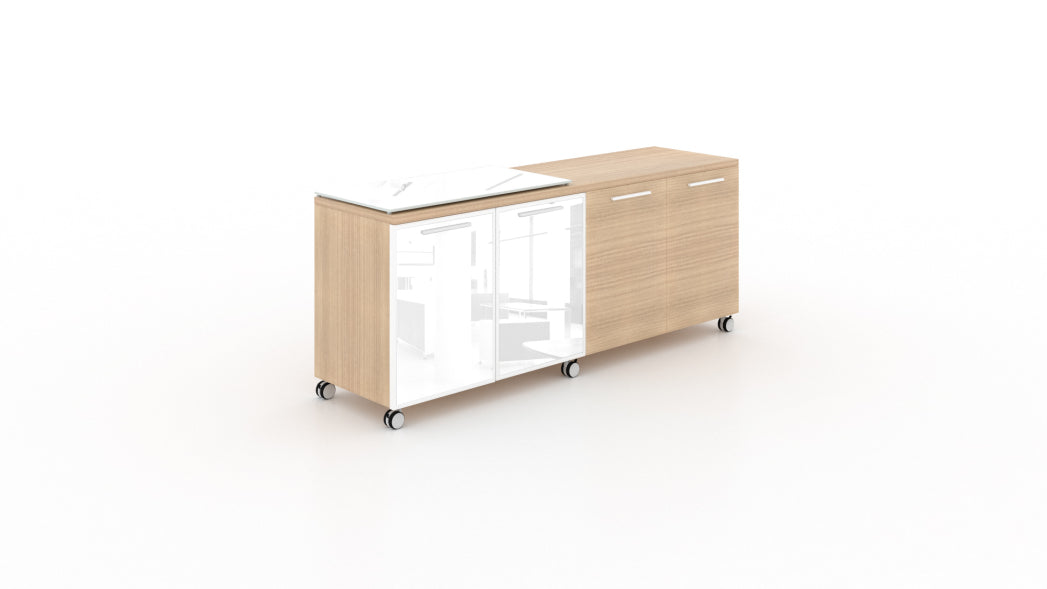 4 Door Mobile Credenza