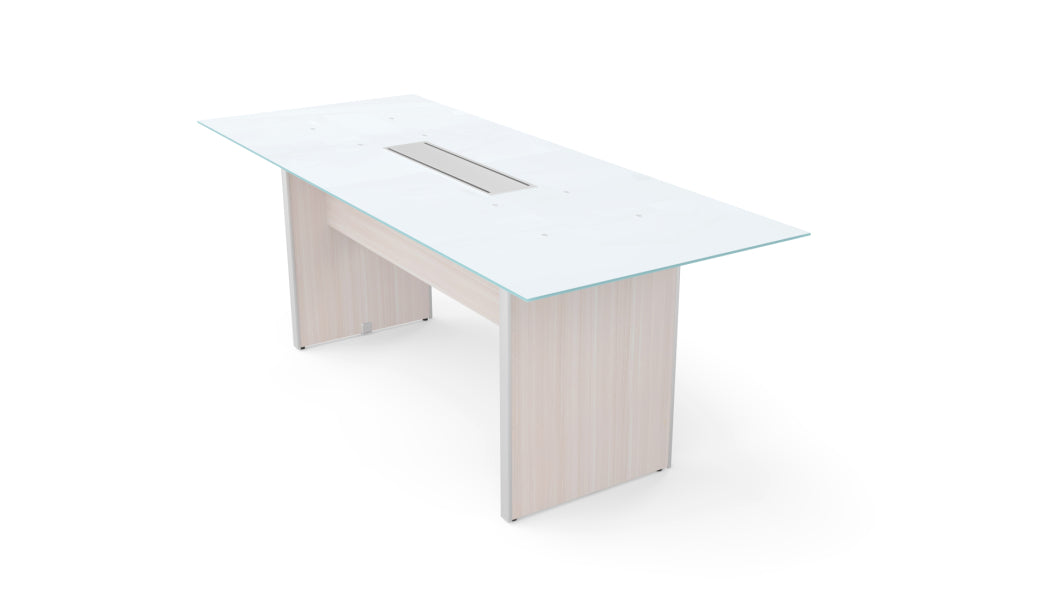Potenza - Rectangular Glass Top Conference Table