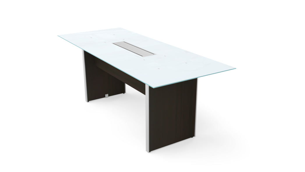 Potenza - Rectangular Glass Top Conference Table